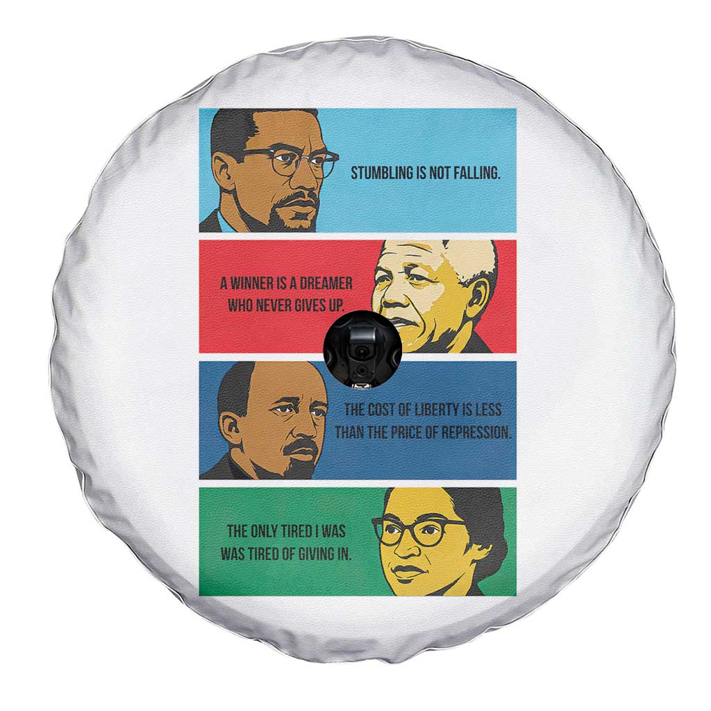 African American Leaders History Quote Gift Spare Tire Cover