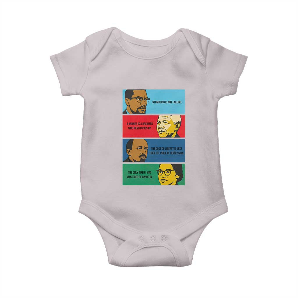 African American Leaders History Quote Gift Baby Onesie