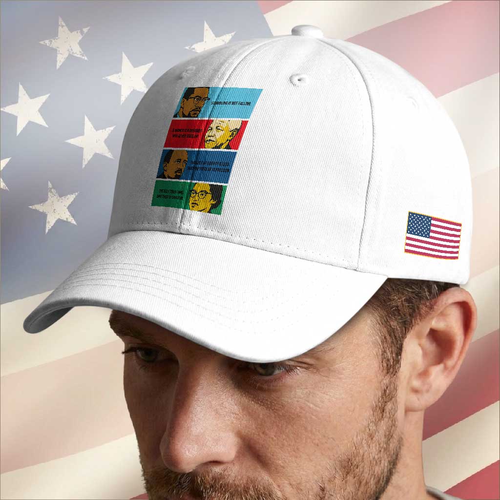 African American Leaders History Quote Gift Baseball Cap
