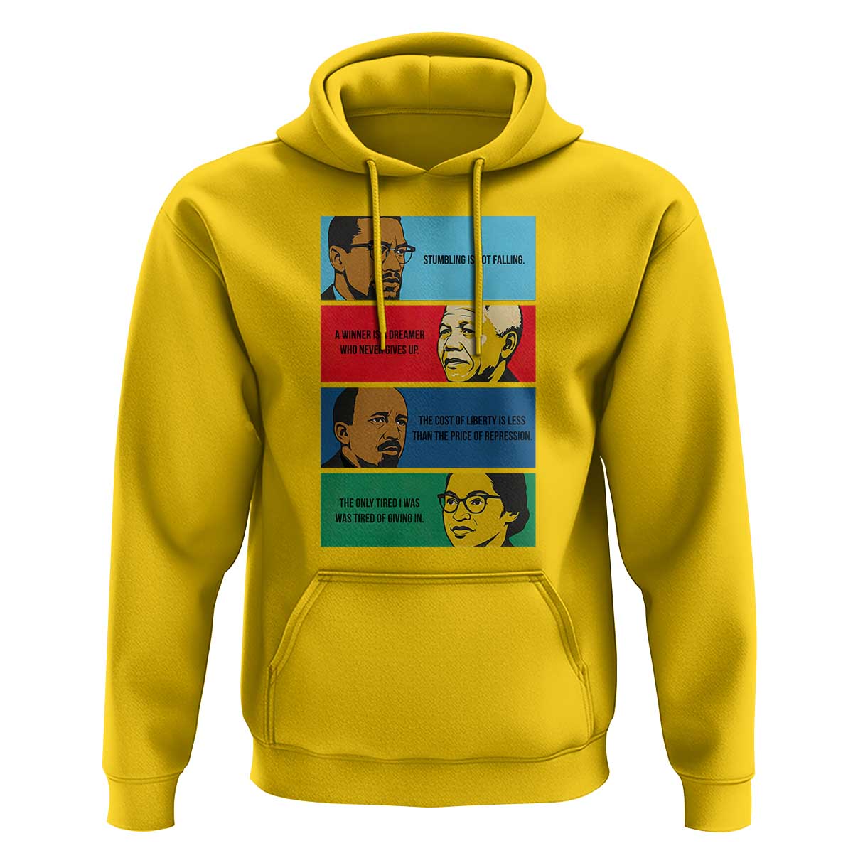 African American Leaders History Quote Gift Hoodie