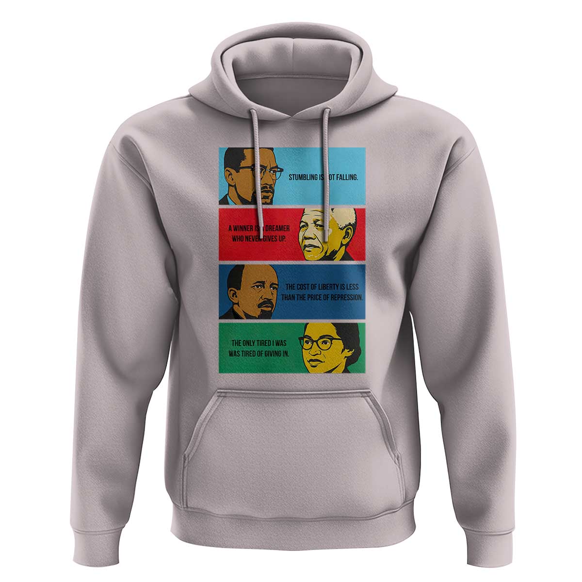 African American Leaders History Quote Gift Hoodie