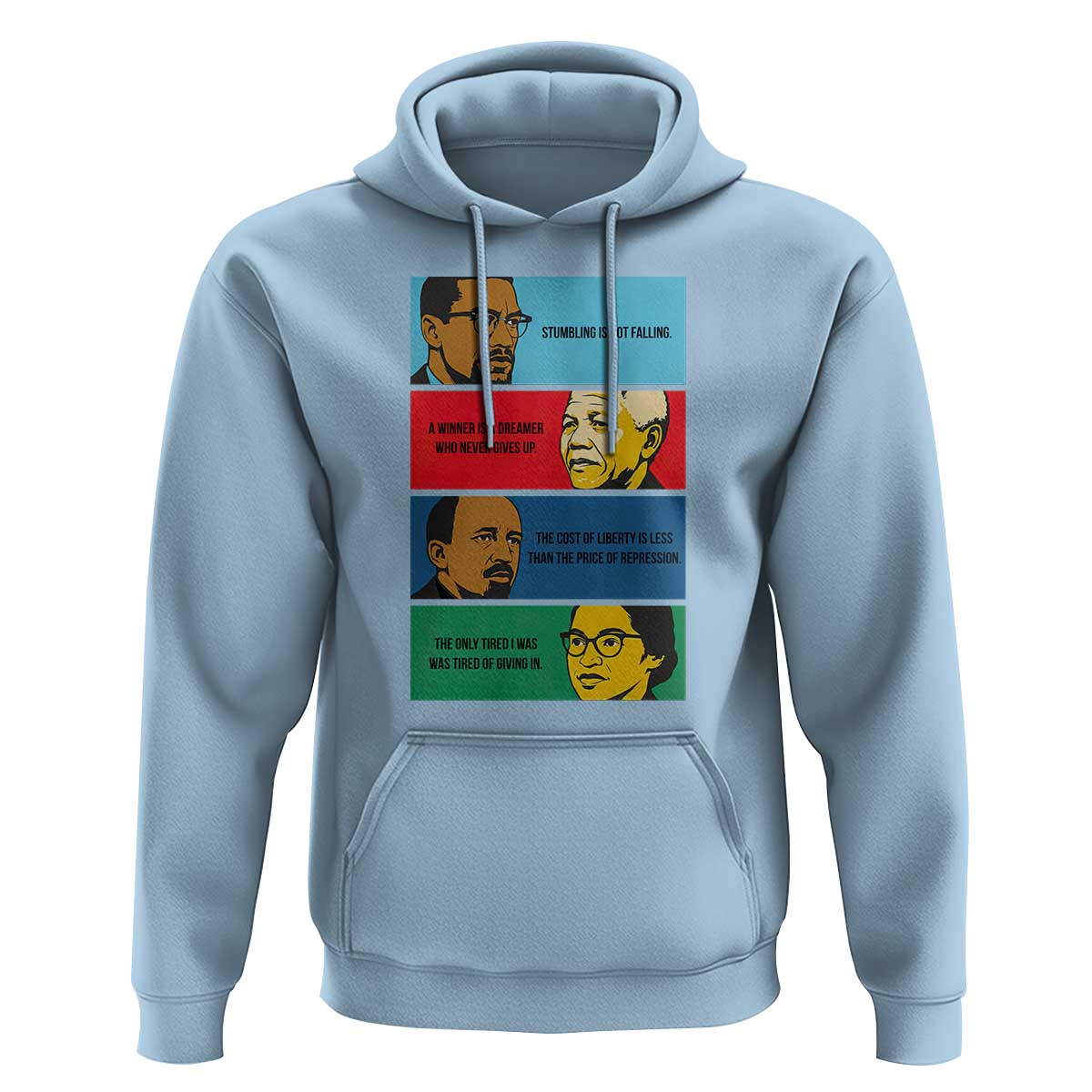 African American Leaders History Quote Gift Hoodie