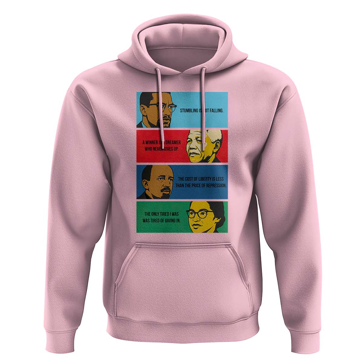 African American Leaders History Quote Gift Hoodie