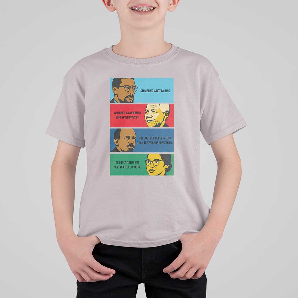 African American Leaders History Quote Gift T Shirt For Kid