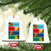 African American Leaders History Quote Gift Ceramic Ornament