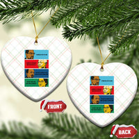 African American Leaders History Quote Gift Ceramic Ornament