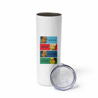 African American Leaders History Quote Gift Skinny Tumbler