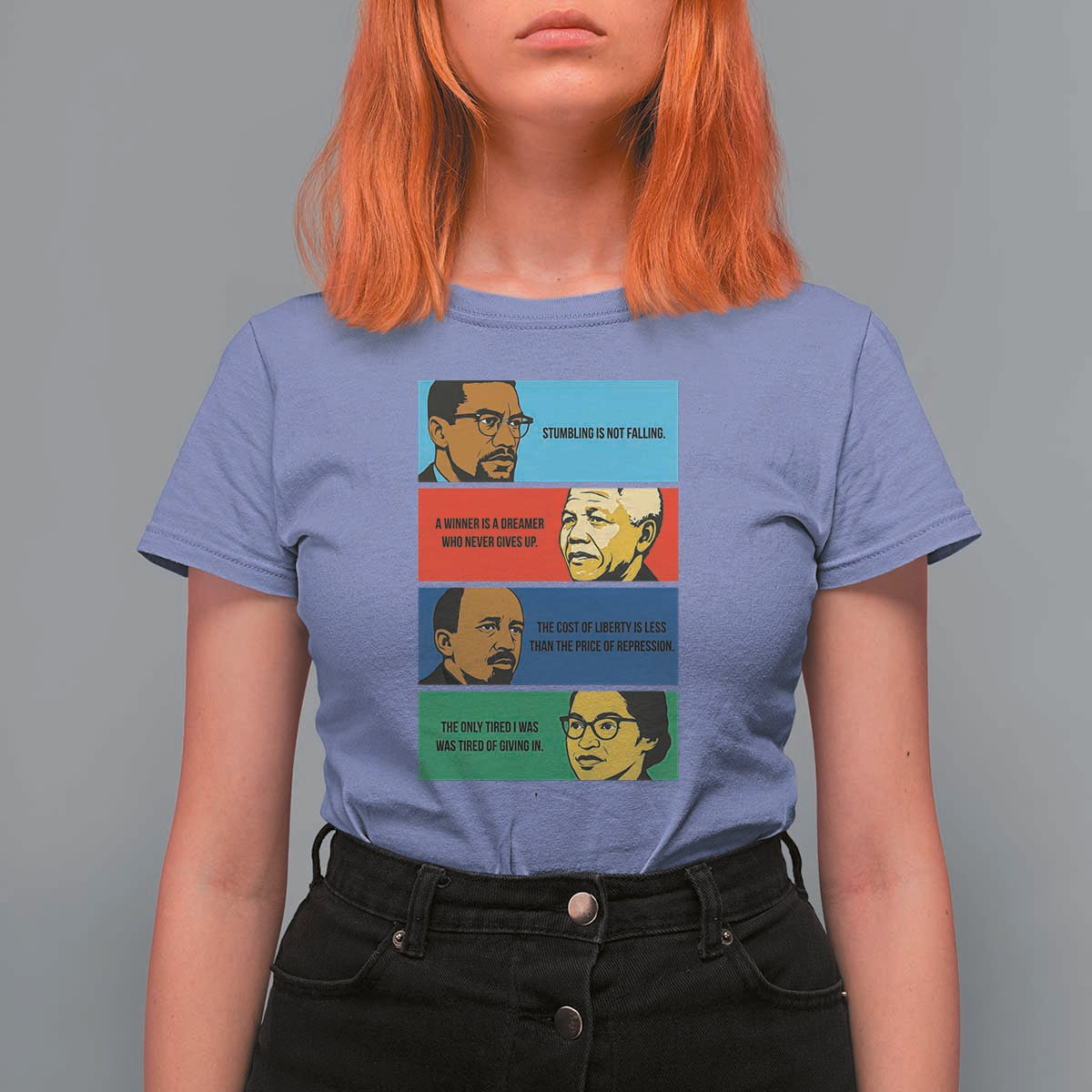 African American Leaders History Quote Gift T Shirt For Women