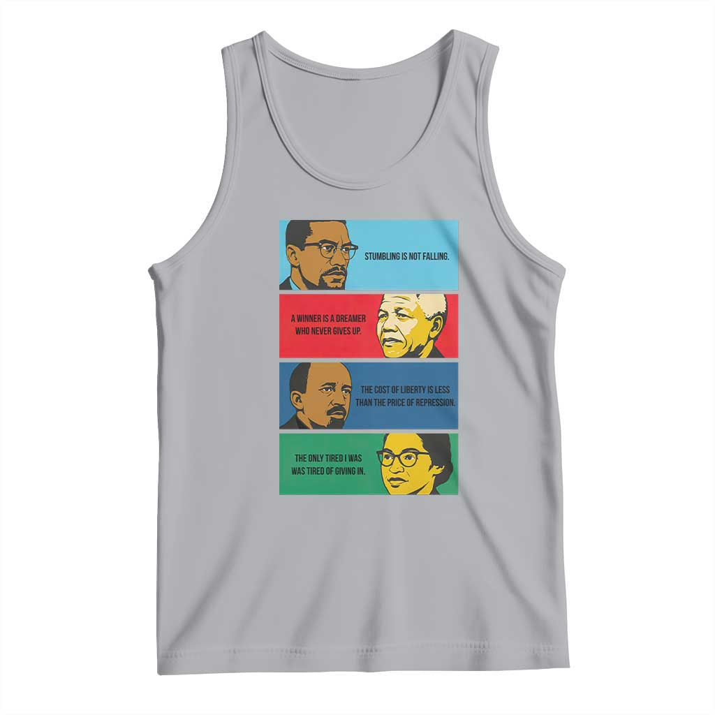 African American Leaders History Quote Gift Tank Top