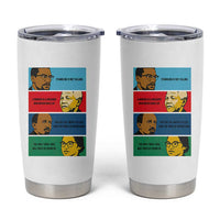 African American Leaders History Quote Gift Tumbler Cup