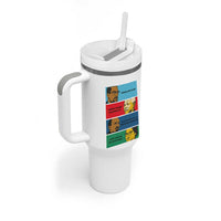 African American Leaders History Quote Gift Tumbler With Handle