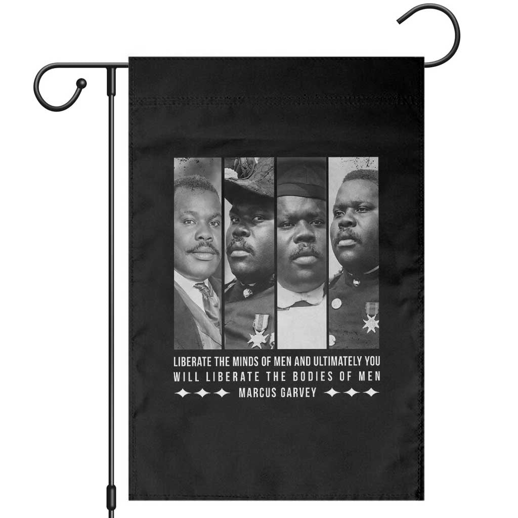 Marcus Garve Quote Garden Flag Liberate The Minds Of Men