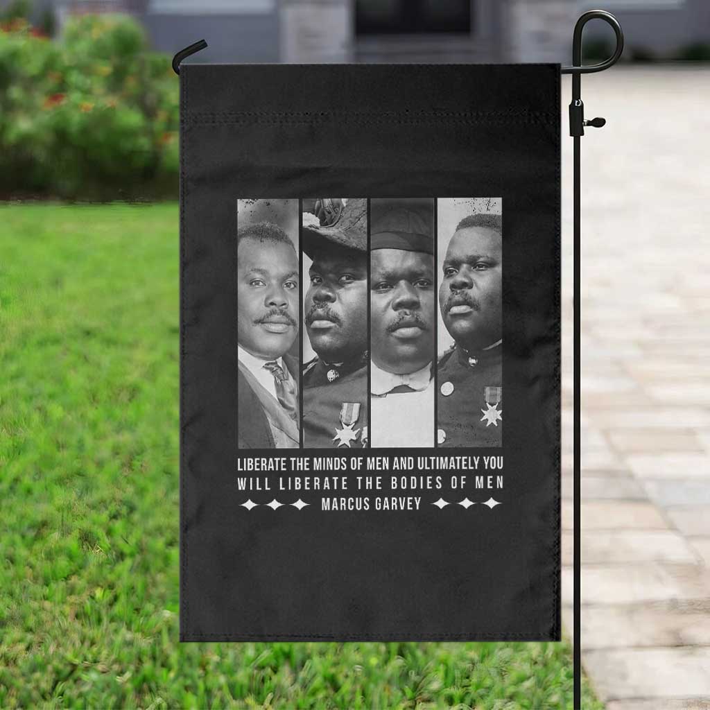 Marcus Garve Quote Garden Flag Liberate The Minds Of Men