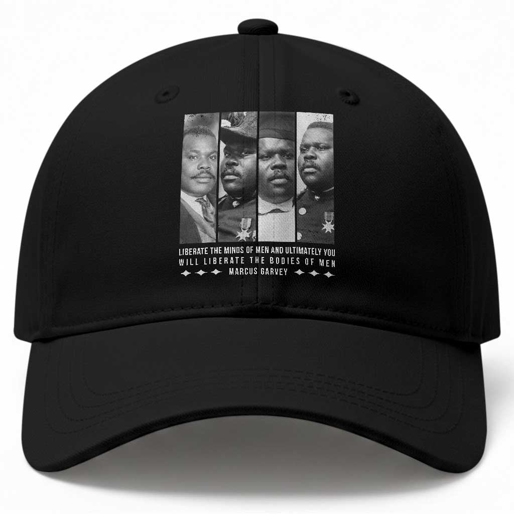 Marcus Garve Quote Baseball Cap Liberate The Minds Of Men