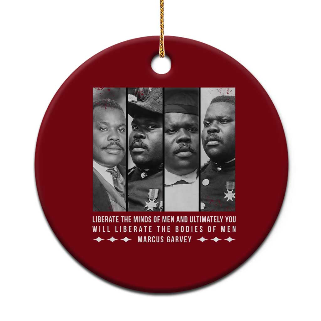 Marcus Garve Quote Ceramic Ornament Liberate The Minds Of Men