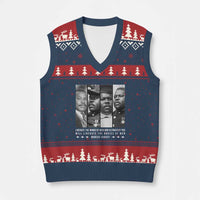 Marcus Garve Quote V-Neck Knit Sweater Vest Liberate The Minds Of Men