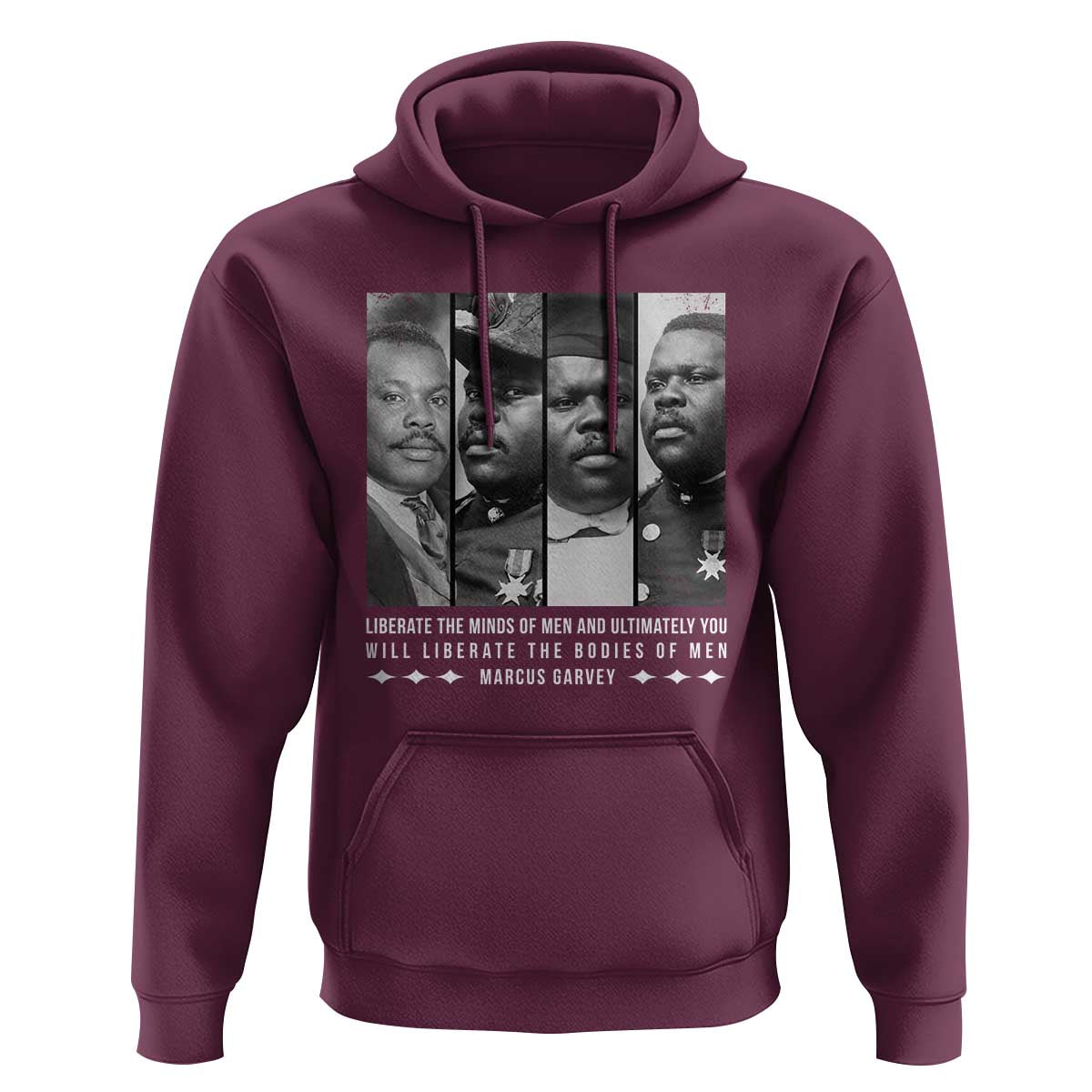 Marcus Garve Quote Hoodie Liberate The Minds Of Men