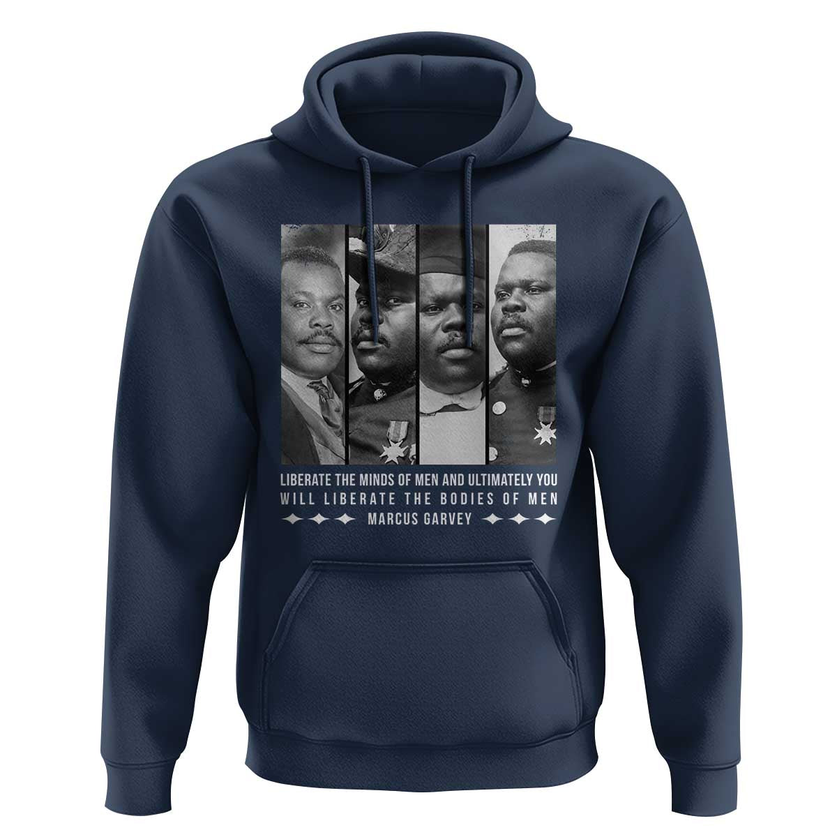 Marcus Garve Quote Hoodie Liberate The Minds Of Men