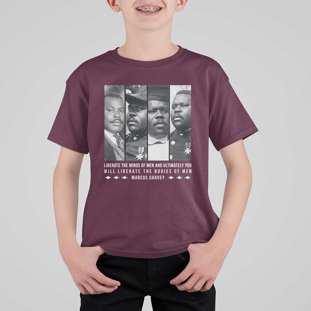 Marcus Garve Quote T Shirt For Kid Liberate The Minds Of Men