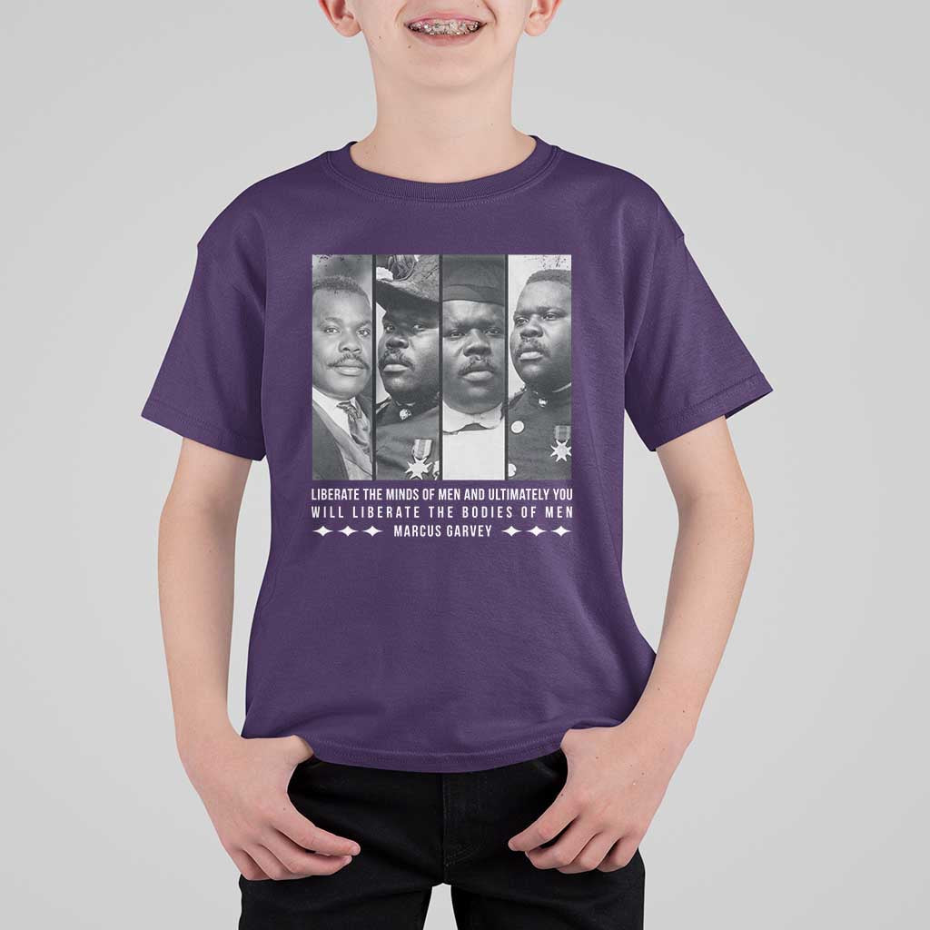 Marcus Garve Quote T Shirt For Kid Liberate The Minds Of Men