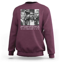 Marcus Garve Quote Sweatshirt Liberate The Minds Of Men