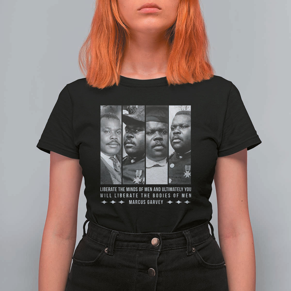 Marcus Garve Quote T Shirt For Women Liberate The Minds Of Men