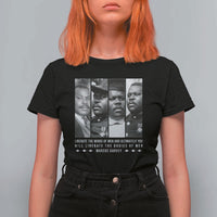 Marcus Garve Quote T Shirt For Women Liberate The Minds Of Men