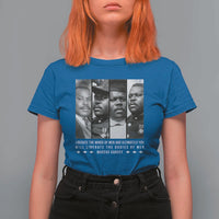 Marcus Garve Quote T Shirt For Women Liberate The Minds Of Men
