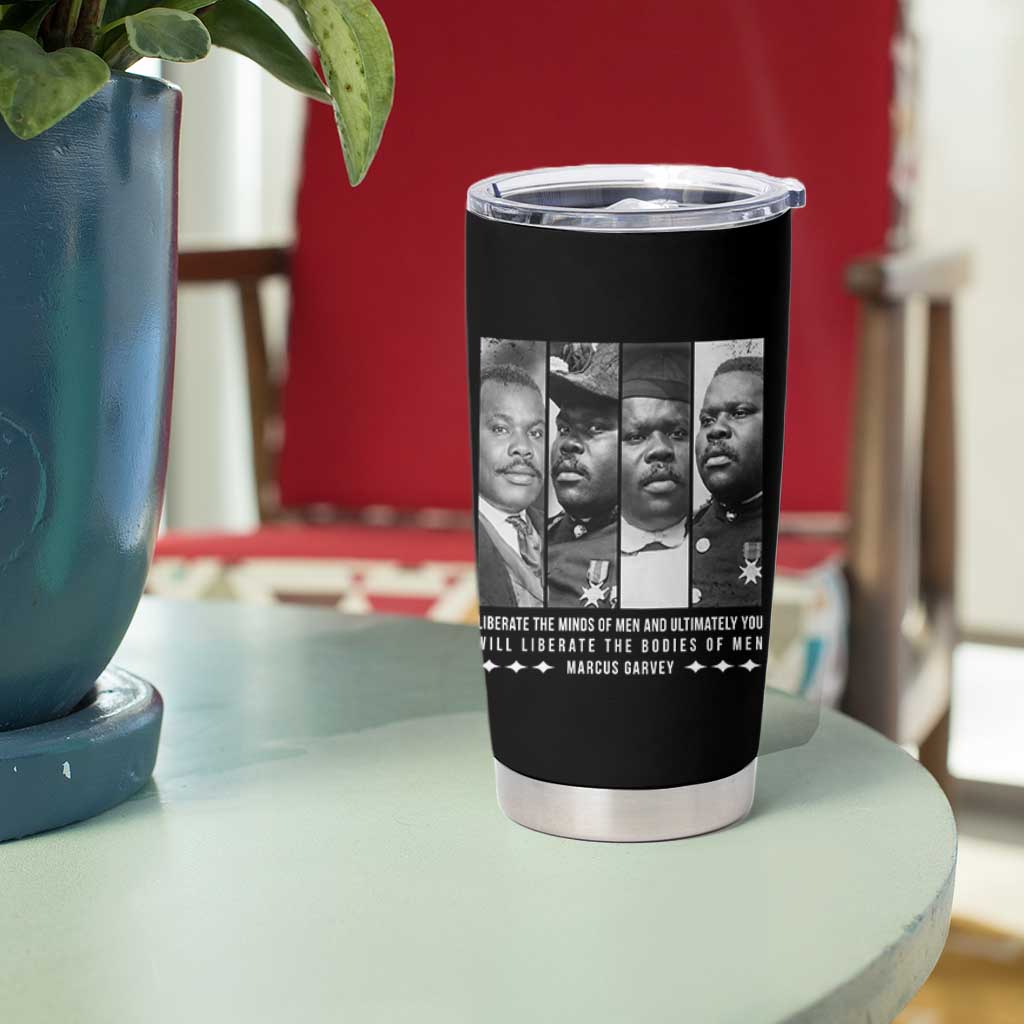 Marcus Garve Quote Tumbler Cup Liberate The Minds Of Men
