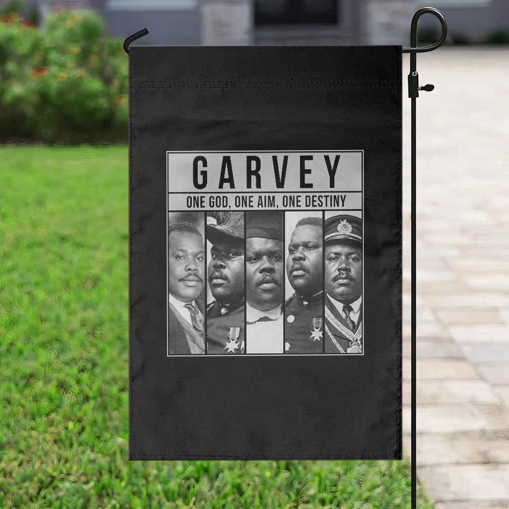 Marcus Garvey Quote Garden Flag One God One Aim One Destiny