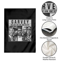 Marcus Garvey Quote Garden Flag One God One Aim One Destiny