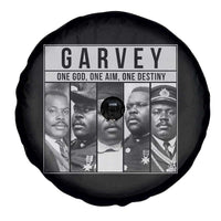 Marcus Garvey Quote Spare Tire Cover One God One Aim One Destiny