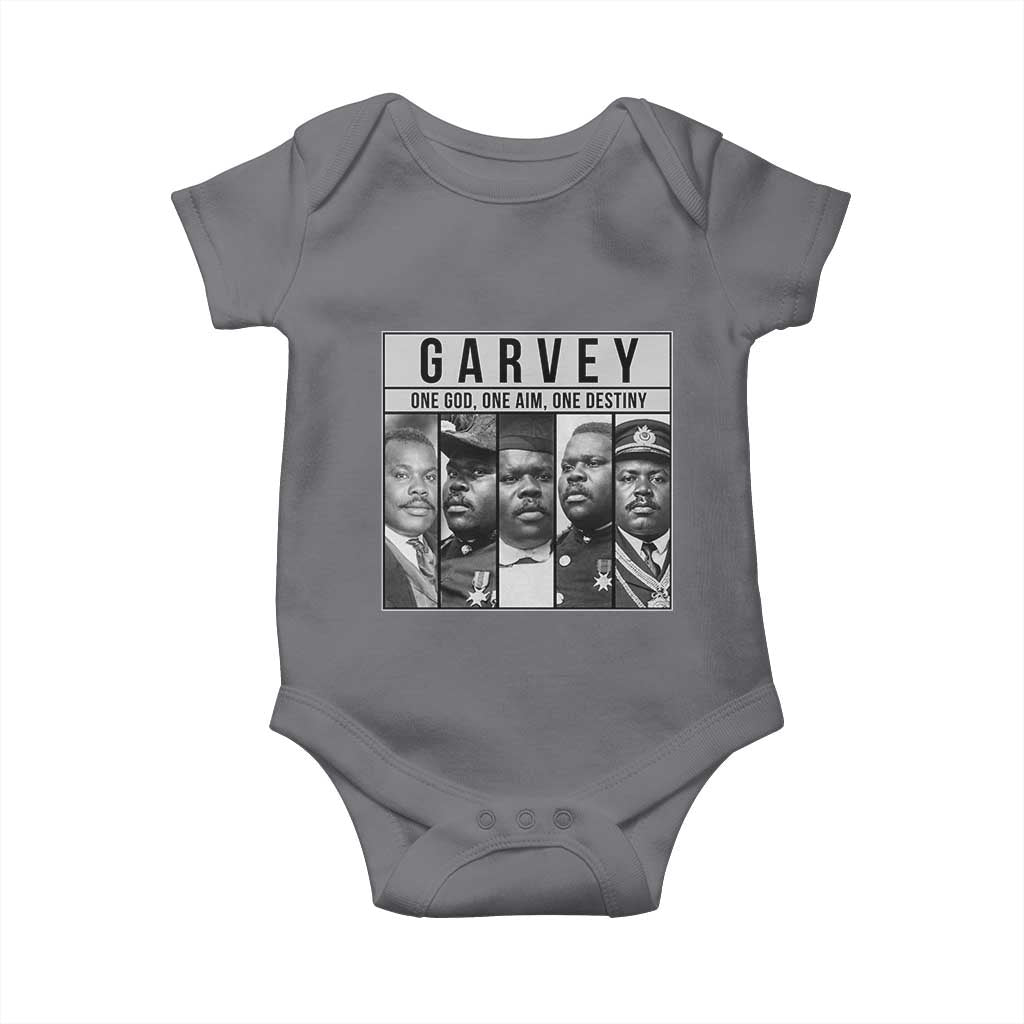 Marcus Garvey Quote Baby Onesie One God One Aim One Destiny
