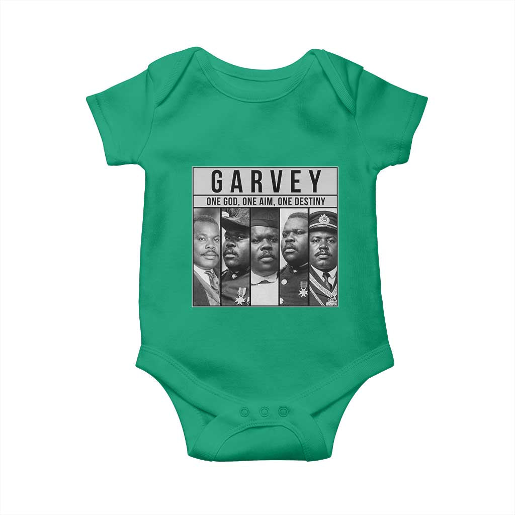 Marcus Garvey Quote Baby Onesie One God One Aim One Destiny