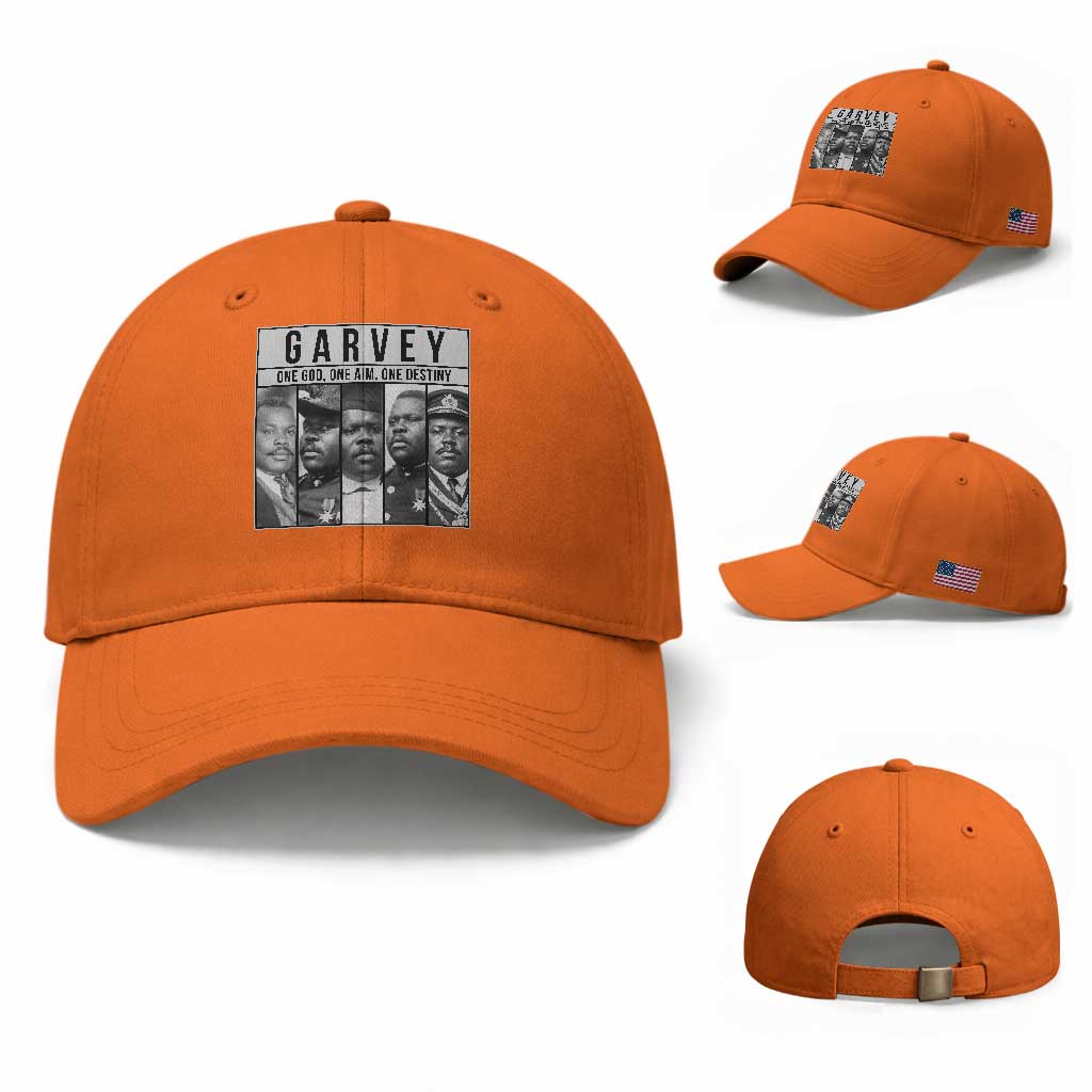 Marcus Garvey Quote Baseball Cap One God One Aim One Destiny