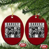 Marcus Garvey Quote Ceramic Ornament One God One Aim One Destiny