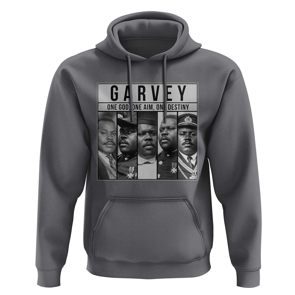 Marcus Garvey Quote Hoodie One God One Aim One Destiny