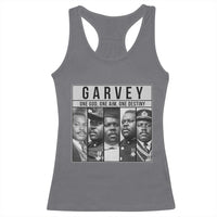 Marcus Garvey Quote Racerback Tank Top One God One Aim One Destiny