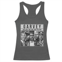 Marcus Garvey Quote Racerback Tank Top One God One Aim One Destiny