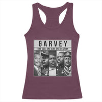 Marcus Garvey Quote Racerback Tank Top One God One Aim One Destiny