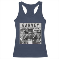 Marcus Garvey Quote Racerback Tank Top One God One Aim One Destiny
