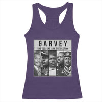 Marcus Garvey Quote Racerback Tank Top One God One Aim One Destiny
