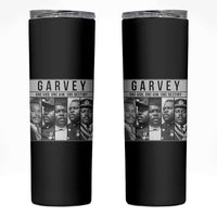 Marcus Garvey Quote Skinny Tumbler One God One Aim One Destiny