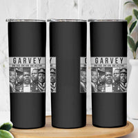 Marcus Garvey Quote Skinny Tumbler One God One Aim One Destiny