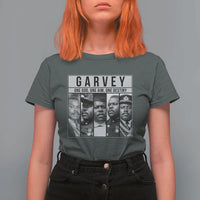 Marcus Garvey Quote T Shirt For Women One God One Aim One Destiny