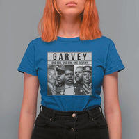 Marcus Garvey Quote T Shirt For Women One God One Aim One Destiny