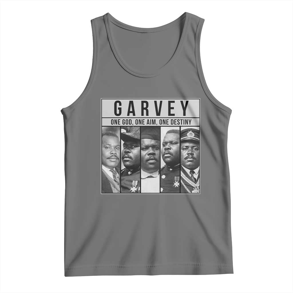 Marcus Garvey Quote Tank Top One God One Aim One Destiny