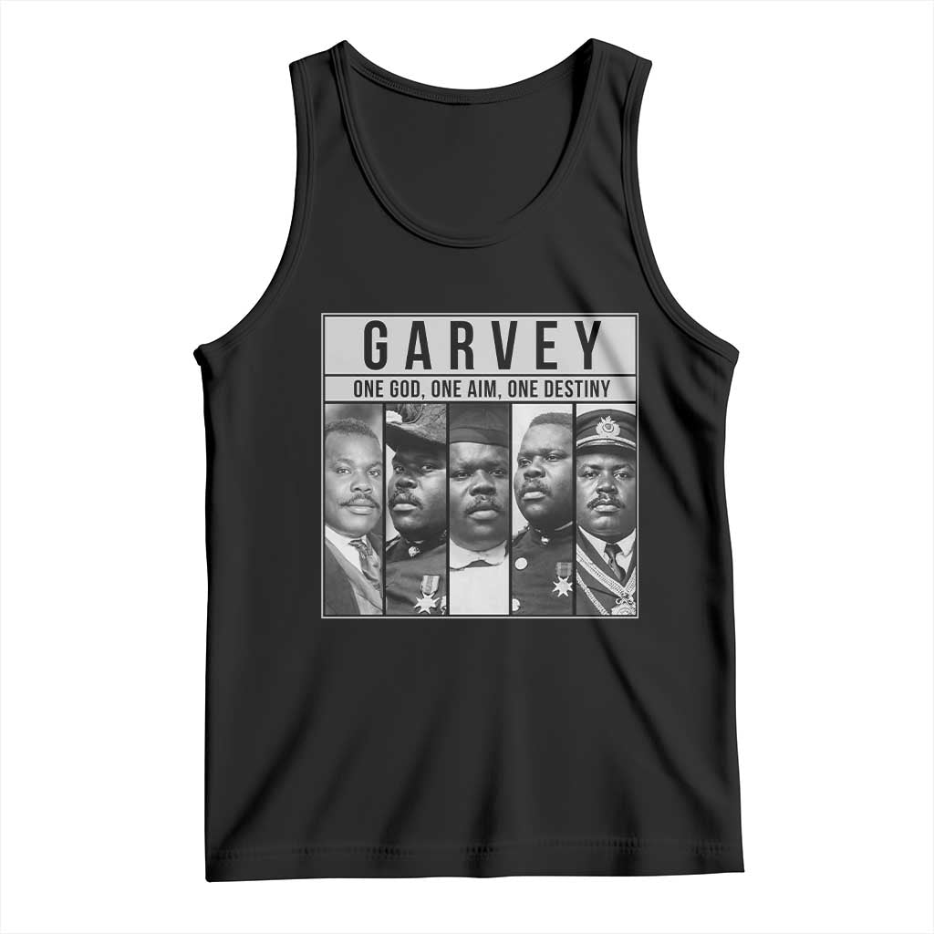 Marcus Garvey Quote Tank Top One God One Aim One Destiny