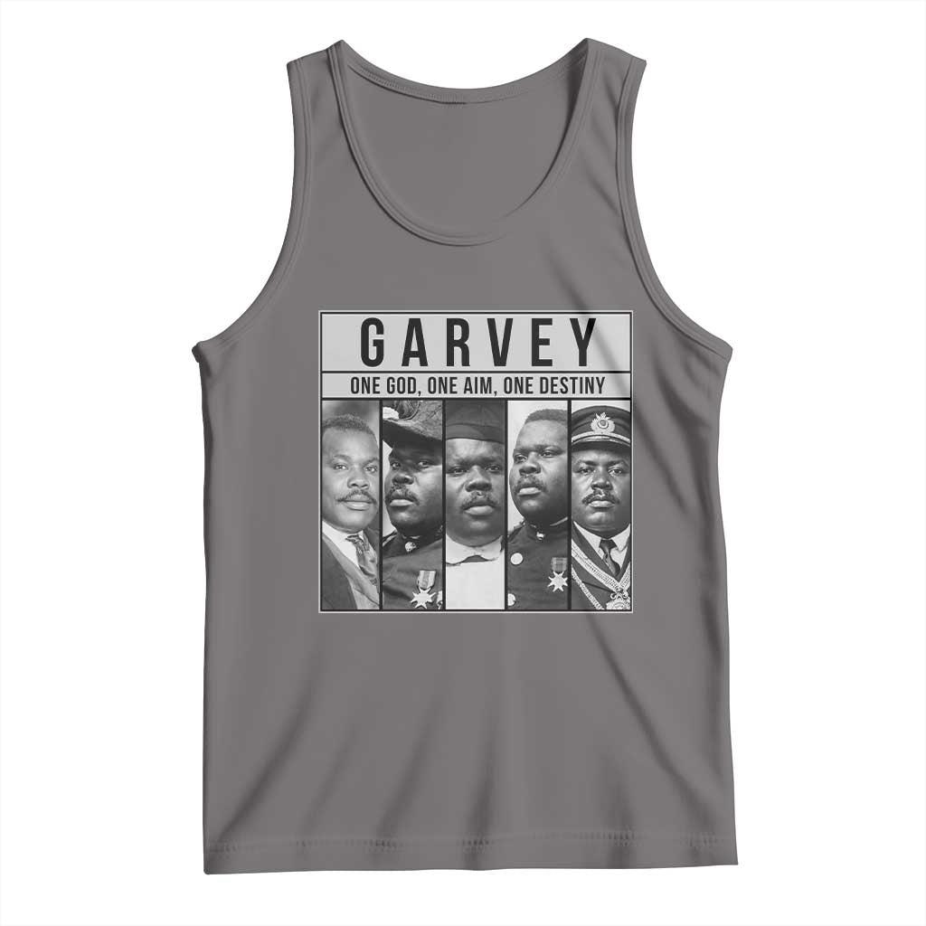 Marcus Garvey Quote Tank Top One God One Aim One Destiny