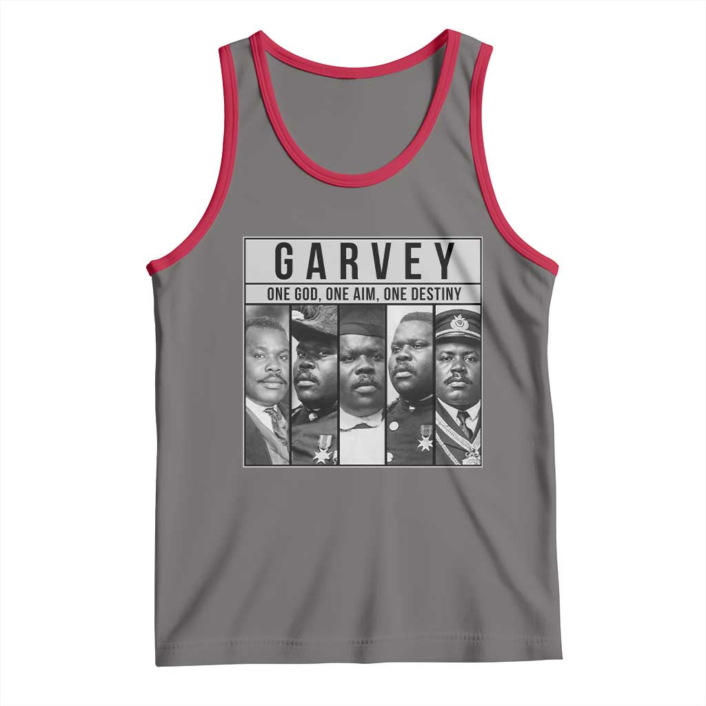 Marcus Garvey Quote Tank Top One God One Aim One Destiny